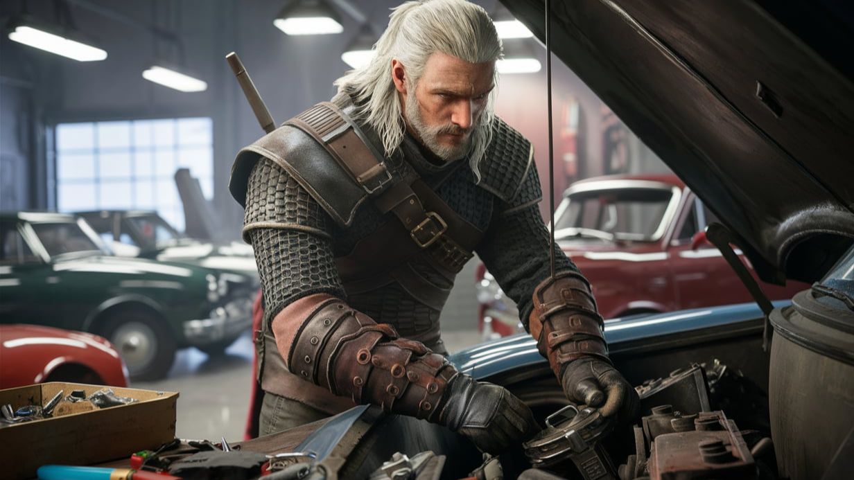 ХЛАМ НА ПРОКАЧКУ: Геральт делает из мусора конфетку | Car Mechanic Simulator 2021