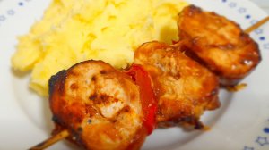 Шашлык из курицы в аэрогриле