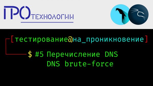 Pentest 5 Перечисление DNS