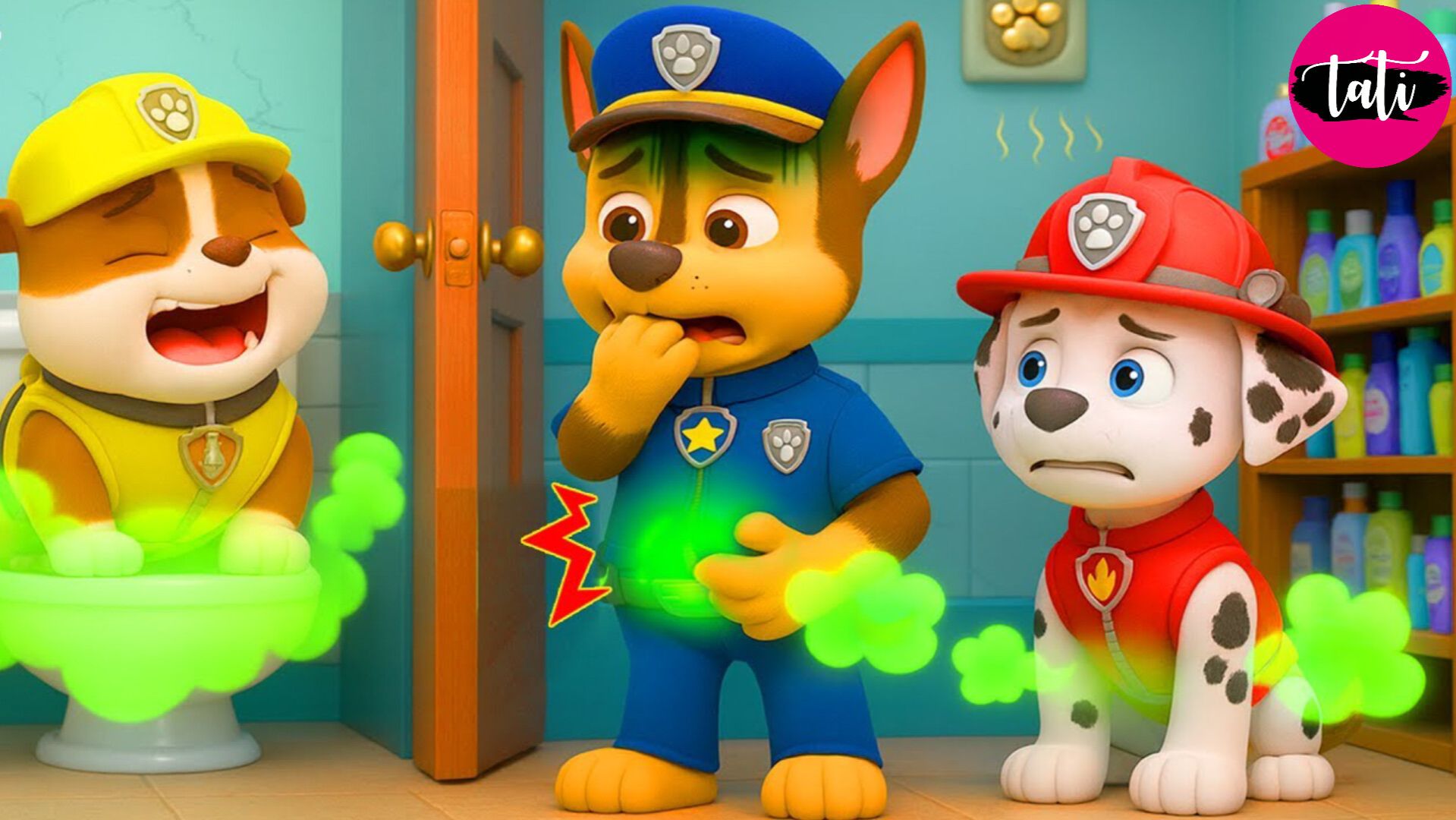 Щенячий патруль и Маршалл. Залипательное видео. Мультфильм для детей и малышей. Анимация 174 смотреть онлайн
