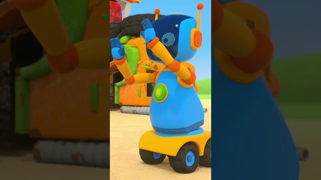 Роботы строят машинку 🤖🚗 #мультики #длядетей #мультикипромашинки смотреть онлайн