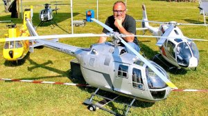 Демонстрация «BO-105» Полёта потрясающего вертолёта на радиоуправлении