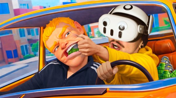 Кормлю ГРАНАТАМИ Плохих Клиентов в ТАКСИ! (TAXI DRIVER VR)