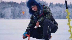 ДОРОГОЙ НА ОЗЕРО. ЖИВЕМ на берегу В ПАЛАТКЕ. Зимняя рыбалка 2026