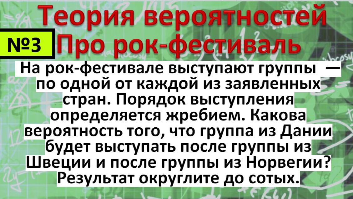 На фестивале выступают группы   по одной от каждой из заявленных стран Порядок  определяется жребием