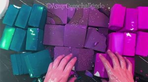 АСМР Indo цветной мел 💚