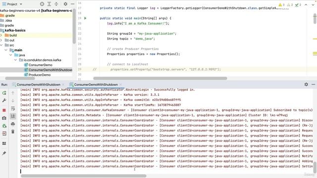 45. Java Consumer inside Consumer Group смотреть онлайн