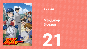 Мэйджор 3 сезон 21 серия «Секретный план Тошии» (аниме-сериал, 2007)