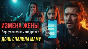 Измена жены. Вернулся из командировки. Дочь СПАЛИЛА МАМУ.