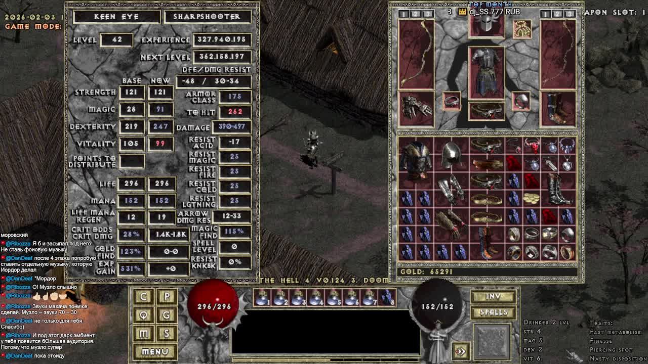 Diablo The Hell 4 | Ironman. Одна жизнь! Снайперша