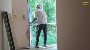 Самая важная стройка в нашей жизни!!! Часть 2 - Установка двери.