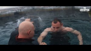 ХАРОН ЗАПОЛЬСКИЙ в бане. Съемка документального фильма о боксере из Калуги.