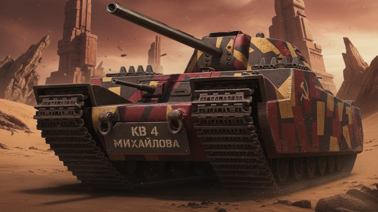 КВ-4 Михайлова - Смотра-качка новичка мастодонта))) #whinemachine #worldoftanks #миртанков