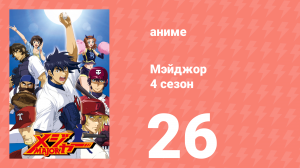 Мэйджор 4 сезон 26 серия «Клятва» (аниме-сериал, 2008)