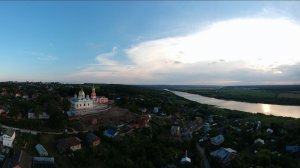 Путешествие по реке Ока. Соколова Пустынь. Золотой лёд.