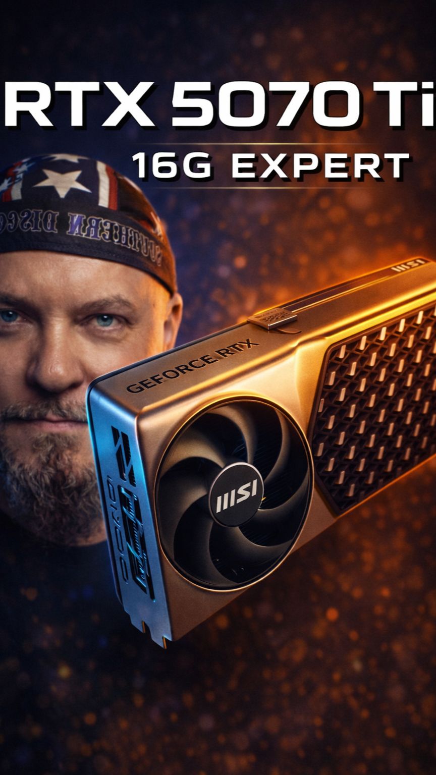 MSI RTX 5070 Ti 16G EXPERT OC — Распаковка, Обзор и Тесты в Cyberpunk, FurMark и Superposition 8K смотреть онлайн