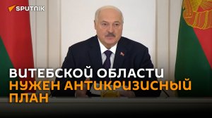 Лукашенко потребовал составить антикризисный план для Витебской области