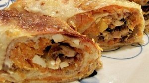 Блинные рулеты с начинкой