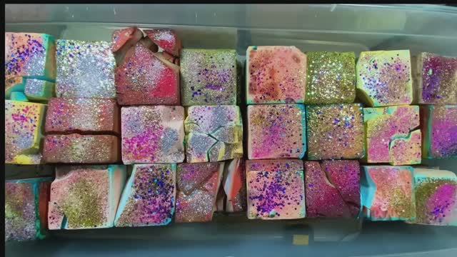 Хрустящий цветной мел 💚