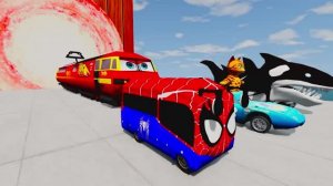 МУЛЬТИКИ‑ГОНКИ: МАККУИН‑ПОЕЗД ПРОТИВ ГИГАНТСКОГО СКОРОСТНОГО МОНСТРА! 🚂🏁