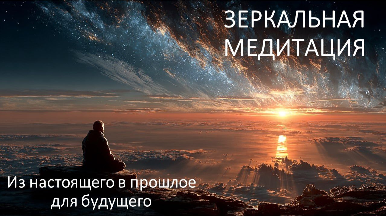 Зеркальная медитация "Из настоящего в прошлое для будущего" смотреть онлайн