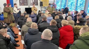 Ветераны СВО почтили память героев-красноармейцев на "Юрьевском рубеже".