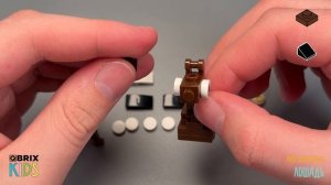 Собираем лошадь из конструктора QBRIX KIDS - детские конструкторы с видеоинструкцией