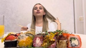 Mukbang ASMR|Подписывайтесь на канал🍣✨ 💜✨
