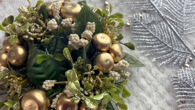 Мини-венок для свечи и декорирования РАЙСКИЕ ЯБЛОЧКИ, 16 см, 2500051A701