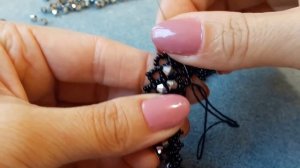 ❄️Колье и браслет из бисера 💖