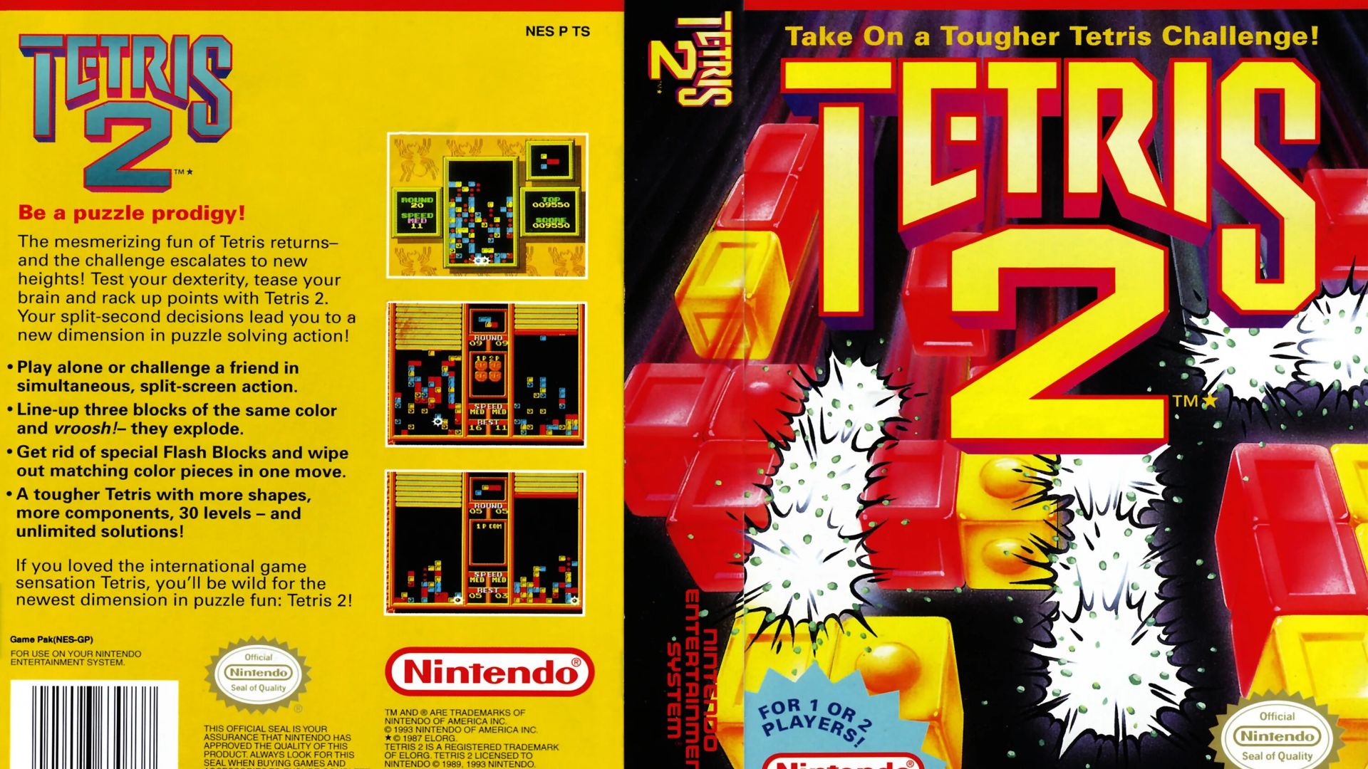 Tetris 2 (NES) смотреть онлайн