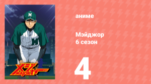 Мэйджор 6 сезон 4 серия «Левша в беде» (аниме-сериал, 2009)
