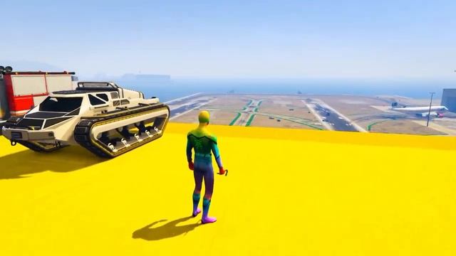 СУПЕРГЕРОИ В ГТА 5 / Человек-паук спасает Бэтмена. против железного человека и венома смотреть онлайн