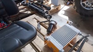 Радиатор охлаждения для мини погрузчика