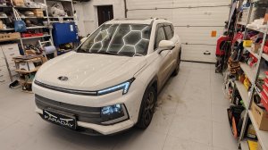 Москвич е3 2023. Электричка. Устранение запотевания фар. Причина запотевания. Решение проблемы!