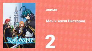 Меч и жезл Вистории 2 серия «Как неустрашимый» (аниме-сериал, 2024)