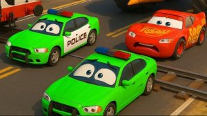 Машинки летают и прыгают! Развивающие мультики Машины помощники. Мультфильмы про машинки