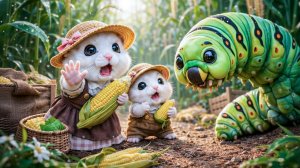 ДЕТСКИЕ ВИДЕО. ИСТОРИЯ ХОМЯКОВ, ХОМЯКИ НА ФЕРМЕ ГОТОВЯТ ПОПКОРН/ВИДЕО ПРО ХОМЯКА