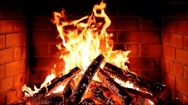 Камин 4К | Fireplace 4K | Звуки камина смотреть онлайн