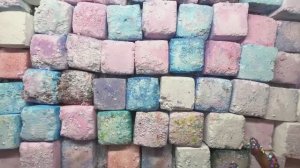 АСМР Мел 💖 Много пушистого мела💖