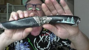 Шикарный нож "Ночь в Тайге".