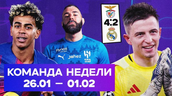 Чудо «Бенфики», бунт Бензема, рекорд Барсы | Команда недели #248