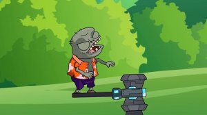 САМЫЙ УМНЫЙ ЗОМБИ ПРОСНУЛСЯ ПОД ЗЕМЛЁЙ РАСТЕНИЙ, АНИМАЦИЯ