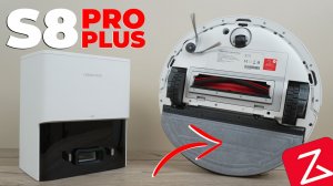 Roborock S8 Pro Plus: вибросалфетка, 10 000 Па, защита щёток от волос и самоочистка 🔥 ОБЗОР и ТЕСТ✅
