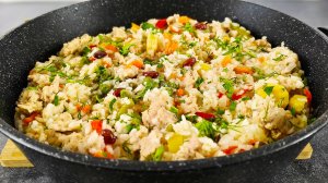 Вкусный ужин из фарша в одной сковороде. Готовится легко и просто