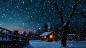 ❄️ ЗИМНЯЯ НОЧНАЯ УСПОКАИВАЮЩАЯ МУЗЫКА ДЛЯ СНА 🎵 РАССЛАБЛЯЮЩАЯ МУЗЫКА ДЛЯ ДУШИ И ПОДАВЛЕНИЯ СТРЕССА