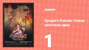 Бродяга Кэнсин: Новая киотская арка 1 сезон 1 серия «Пылающая тюрьма» (аниме-сериал, 2011)