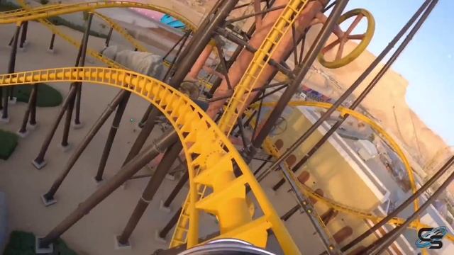 Самый экстремальный парк аттракционов открыли в Саудовской Аравии — Six Flags Qiddiya смотреть онлайн