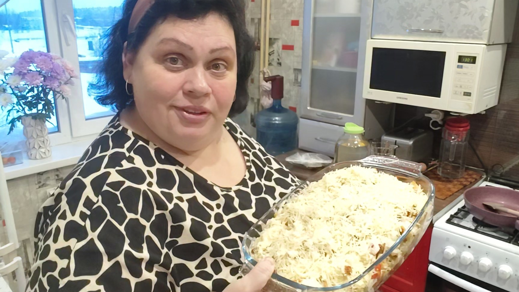 Домашний Влог. Салат Цезарь. Манник к чаю. смотреть онлайн