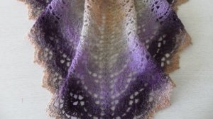 Теплый и нежный БАКТУС из пряжи "Кауни" , вязание крючком